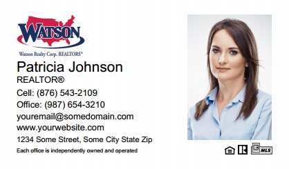 Watson Realty Business Cards WRC-BC-004