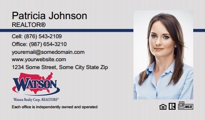 Watson Realty Business Cards WRC-BC-005