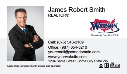 Watson Realty Business Card Labels WRC-BCL-007