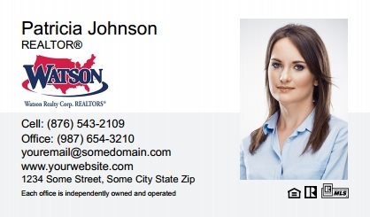 Watson Realty Business Cards WRC-BC-009