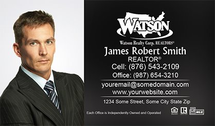 Watson-Realty-Business-Card-Compact-With-Full-Photo-TH17-P1-L3-D3-Black-Others