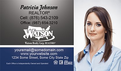 Watson-Realty-Business-Card-Compact-With-Full-Photo-TH22-P2-L3-D3-Black-White-Blue