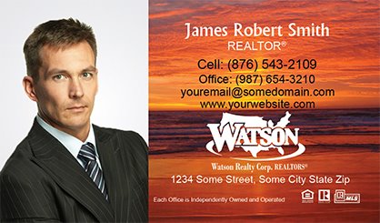 Watson-Realty-Business-Card-Compact-With-Full-Photo-TH24-P1-L3-D3-Sunset