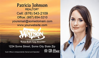 Watson-Realty-Business-Card-Compact-With-Full-Photo-TH25-P2-L3-D3-Sunset