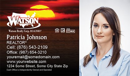 Watson-Realty-Business-Card-Compact-With-Full-Photo-TH26-P2-L3-D3-Sunset