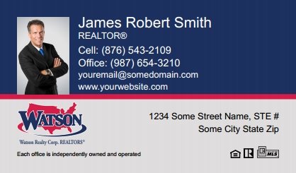 Watson-Realty-Business-Card-Compact-With-Small-Photo-TH22C-P1-L1-D1-Blue-Red-Others