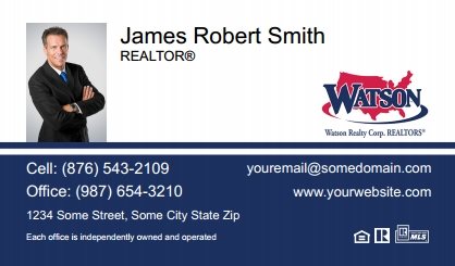 Watson-Realty-Business-Card-Compact-With-Small-Photo-TH25C-P1-L1-D3-Blue-White