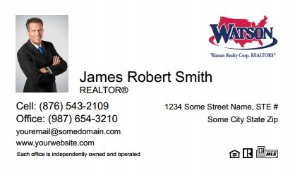 Watson-Realty-Business-Card-Compact-With-Small-Photo-TH27W-P1-L1-D1-White