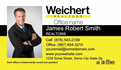 Weichert-Business-Card-Compact-With-Full-Photo-TH52-P1-L1-D1-Black-White