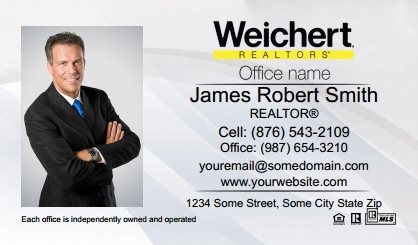 Weichert-Business-Card-Compact-With-Full-Photo-TH61-P1-L1-D1-White-Others