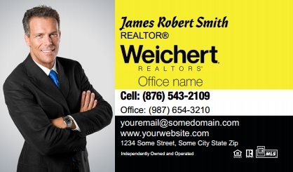 Weichert-Business-Card-Compact-With-Full-Photo-TH79-P1-L1-D3-Black-White-Red