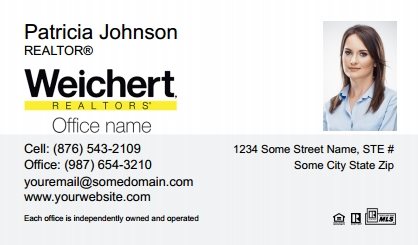 Weichert-Business-Card-Compact-With-Small-Photo-TH51-P2-L1-D1-White-Others