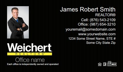 Weichert-Business-Card-Compact-With-Small-Photo-TH55-P1-L3-D3-Black