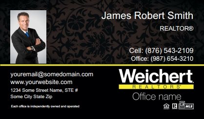 Weichert-Business-Card-Compact-With-Small-Photo-TH61-P1-L3-D3-Black-Others