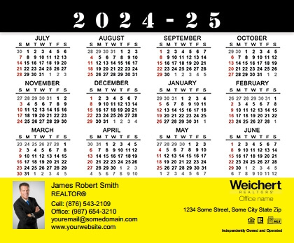 Weichert Calendar Magnet 3.5X4 WEICHERT-CALMAG3540-009
