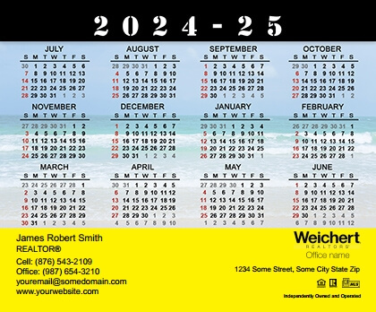 Weichert Calendar Magnet 3.5X4 WEICHERT-CALMAG3540-015