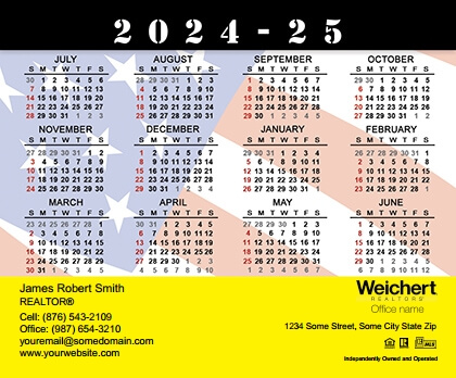 Weichert Calendar Magnet 3.5X4 WEICHERT-CALMAG3540-016