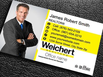 Weichert Gloss Laminated Business Cards WEICHERT-BCLAM-005