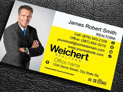Weichert Gloss Laminated Business Cards WEICHERT-BCLAM-009