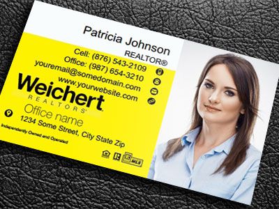 Weichert Gloss Laminated Business Cards WEICHERT-BCLAM-011