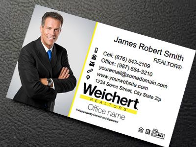 Weichert Silk Laminated Business Cards WEICHERT-BCSILK-001