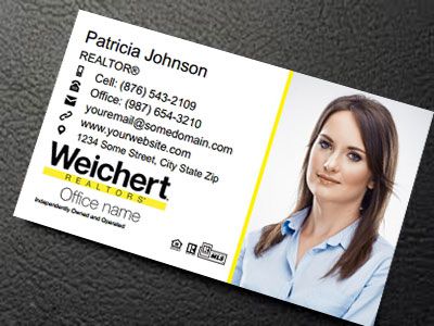Weichert Silk Laminated Business Cards WEICHERT-BCSILK-003