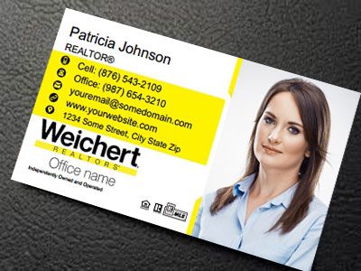 Weichert Silk Laminated Business Cards WEICHERT-BCSILK-007