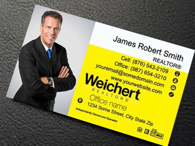 Weichert Silk Laminated Business Cards WEICHERT-BCSILK-009
