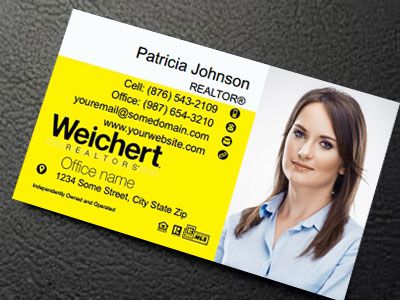 Weichert Silk Laminated Business Cards WEICHERT-BCSILK-011