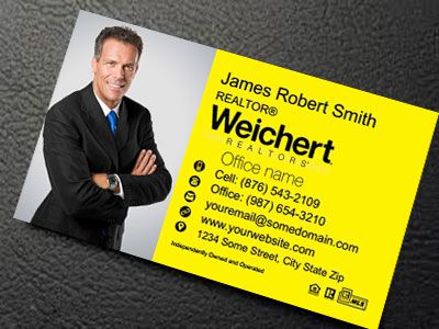 Weichert Silk Laminated Business Cards WEICHERT-BCSILK-013