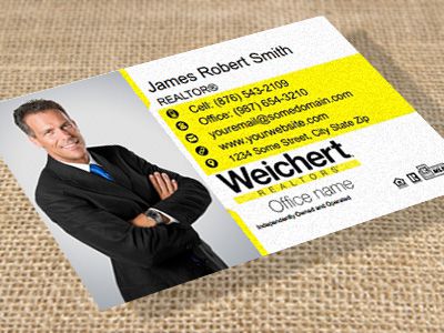 Weichert Suede Soft Touch Business Cards WEICHERT-BCSUEDE-005