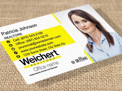 Weichert Suede Soft Touch Business Cards WEICHERT-BCSUEDE-007