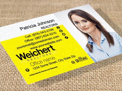 Weichert Suede Soft Touch Business Cards WEICHERT-BCSUEDE-011