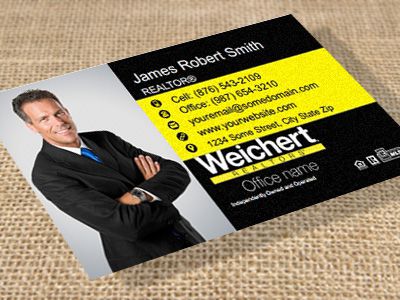 Weichert Suede Soft Touch Business Cards WEICHERT-BCSUEDE-017
