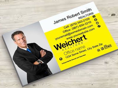 Weichert Ultra Thick Business Cards WEICHERT-BCUT-009
