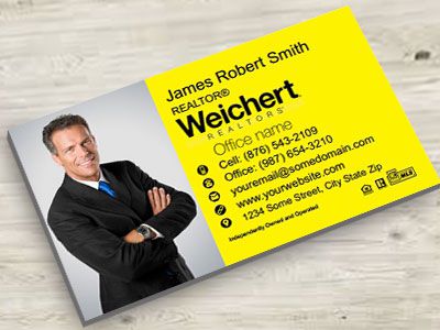 Weichert Ultra Thick Business Cards WEICHERT-BCUT-013