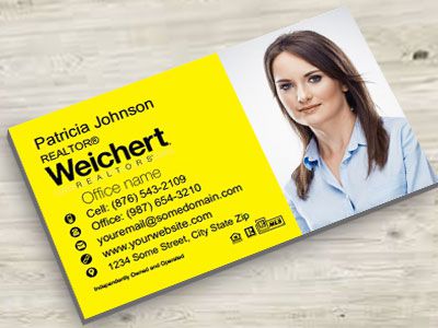 Weichert Ultra Thick Business Cards WEICHERT-BCUT-015