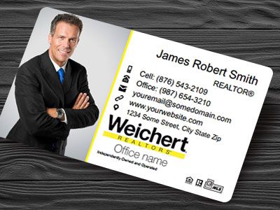 Weichert Plastic Business Cards WEICHERT-BCWPLAS-001