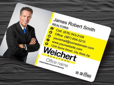 Weichert Plastic Business Cards WEICHERT-BCWPLAS-005