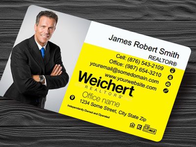 Weichert Plastic Business Cards WEICHERT-BCWPLAS-009
