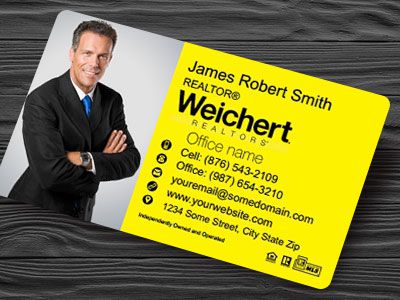 Weichert Plastic Business Cards WEICHERT-BCWPLAS-013