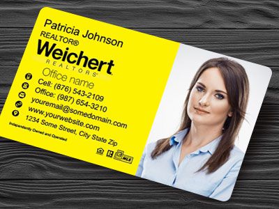 Weichert Plastic Business Cards WEICHERT-BCWPLAS-015