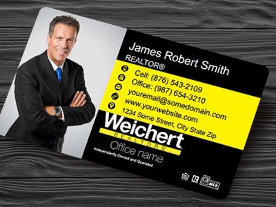 Weichert Plastic Business Cards WEICHERT-BCWPLAS-017