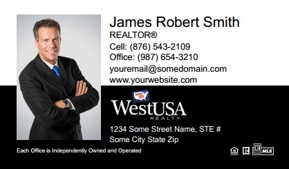 West-Usa-Business-Card-With-Full-Photo-TH53-P1-L1-D3-Black-White