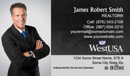 West-Usa-Business-Card-With-Full-Photo-TH75-P1-L1-D1-Black-Others