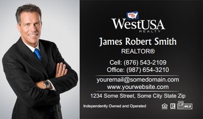 West-Usa-Business-Card-With-Full-Photo-TH77-P1-L1-D3-Black-Others