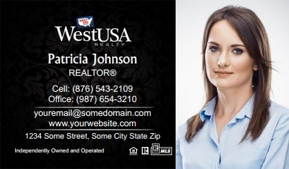 West-Usa-Business-Card-With-Full-Photo-TH77-P2-L1-D3-Black-Others