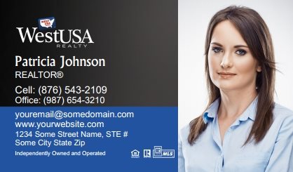 West-Usa-Business-Card-With-Full-Photo-TH78-P2-L1-D3-Blue-Black-Others