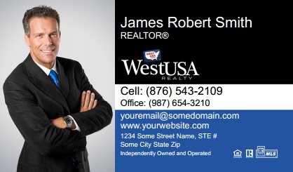 West-Usa-Business-Card-With-Full-Photo-TH79-P1-L1-D3-Blue-Black-White