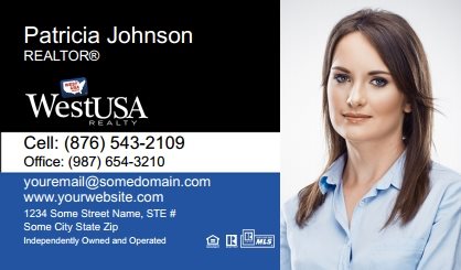 West-Usa-Business-Card-With-Full-Photo-TH79-P2-L1-D3-Blue-Black-White